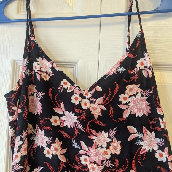 LOFT nwot Floral Paisley Strappy Maxi Dress - Picture 5 of 6